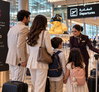 Family Package Departure Meet and Greet: Qatar Airport "HIA"
